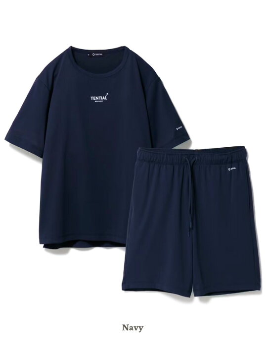 楽天市場】TENTIAL bakune DRY 半袖 ハーフパンツ リカバリーウェア 