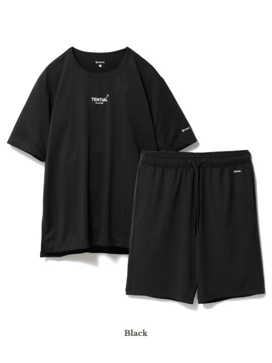 楽天市場】TENTIAL bakune DRY 半袖 ハーフパンツ リカバリーウェア 