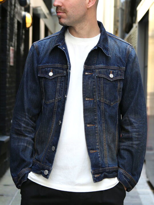 楽天市場】TMT デニム ジャケット メンズ 3rd タイプ 12oz SOFT DENIM 