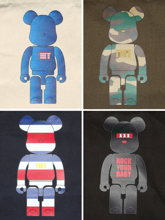 楽天市場】BE@RBRICK TMT ベアブリック クマ コラボ トートバッグ 