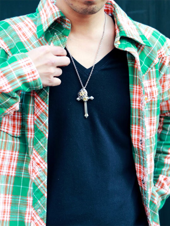 楽天市場】TMT チェック シャツ メンズ レディ—ス グリーン オレンジ  