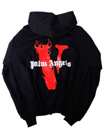 【在庫処分】VLONE × Palm Angels ヴィーロン ヴィーローン パーカー プルパーカー メンズ レディース ユニセックス パーム エンジェルス A$AP Mob エイサップモブ ASAP BARI エイサップ バリ フランチェスコ ラガッツ V-PALMANGELS-H-BR