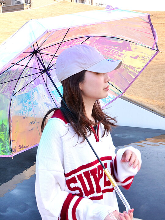 楽天市場 Wpc 傘 ビニール グラデーション レディース ビニール傘 可愛い オシャレ キラキラ インスタ Sns 高校生 大学生 普段使い ブランド オシャレ女子 大きい 雨傘 梅雨 雨対策 パイピング シャイニーアンブレラ Shiny Plastic Umbrella Pt 028 029 クリスマス