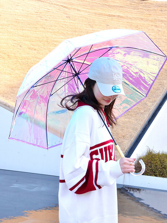 楽天市場 Wpc 傘 ビニール グラデーション レディース ビニール傘 可愛い オシャレ キラキラ インスタ Sns 高校生 大学生 普段使い ブランド オシャレ女子 大きい 雨傘 梅雨 雨対策 パイピング シャイニーアンブレラ Shiny Plastic Umbrella Pt 028 029 夏休み ギフト