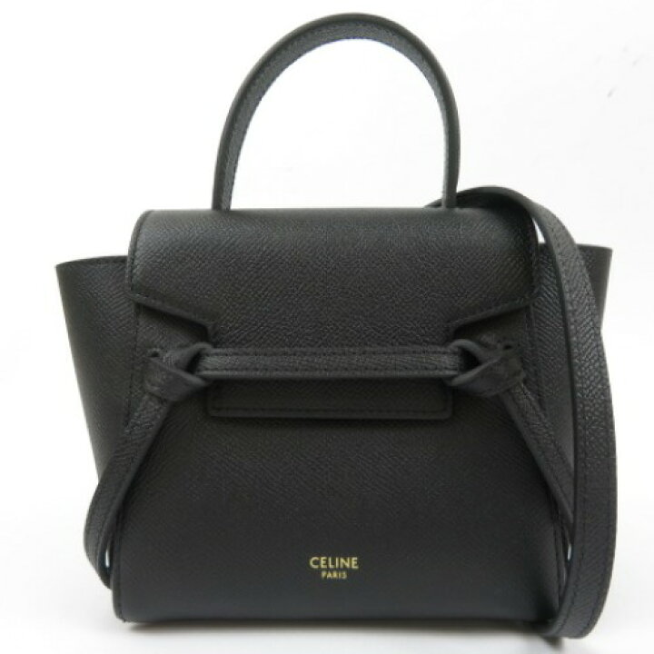 楽天市場】本物 未使用品 CELINE セリーヌ 2WAY ベルトバッグピコ 斜め 