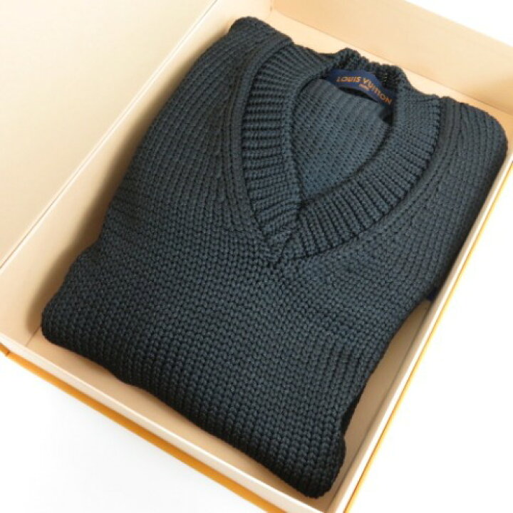 楽天市場】ルイヴィトン Vネック 服 トップス XS セーター ニット 