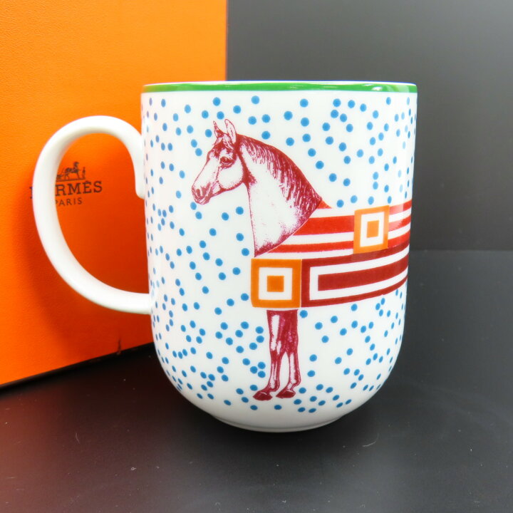 楽天市場】エルメス イポモビル マグカップ コップ 馬 ホース ドット柄 