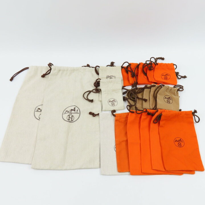 楽天市場】エルメス 巾着 保存袋 ダストバッグ 小物用 靴用 20点  