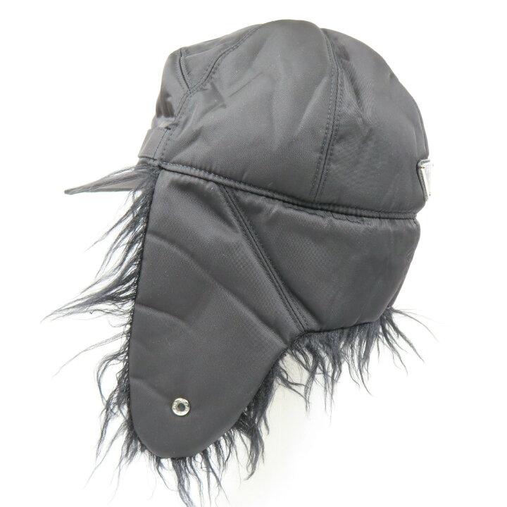 楽天市場】プラダ ファーフラップ L フライトキャップ 防寒 ハット  