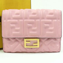 楽天市場】fendi 財布 二つ折り ピンクの通販