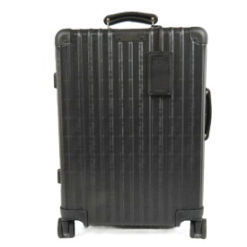 フェンディ 現行 リモワ RIMOWA コラボ クラシック キャビンS 33L 972.90 ズッカ柄 トラベル 旅行 スーツケース 4輪 2-3泊 キャリーバッグ アルミ ブラック レディース【中古】極美品 本物 FENDI