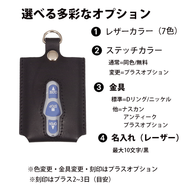 文化シャッター セレカード III リモコン レザージャケット付　未使用品 名入れ可】文化シャッター セレカードⅢ（セレカード3）対応
