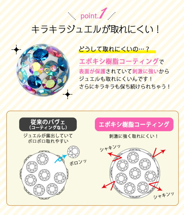 462円 人気の贈り物が大集合 ストレートバーベル ボディピアス 18G 16G 14G マシュマロミックスコーティングパヴェ 1個売り オマケ革命 462円 人気の贈り物が大集合 ストレートバーベル ボディピアス 18G 16G 14G マシュマロミックスコーティングパヴェ 1個売り オマケ革命