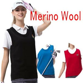 【レディース】【メリノウール100％】【着る瞬間から体感温度+上昇】【MEGA Golf 冬の陽 Winter Wear Merino Wool Vest】 メガゴルフ 冬の陽 ウィンターウェア メリノウール ベスト 【HT-F601 Series】 02P05Nov16