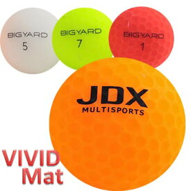 【 わけあり アウトレット B級品 】【 VIVID Mat Color Ball 】 ビビッド マット カラー ゴルフ ボール 【6球入】02P05Nov16