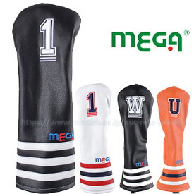 【 全3色 3タイプ】【 MEGA Golf Head Cover 】 芽が出る メガゴルフ ヘッドカバー ドライバー FW UT 用 【MGHC-1901】