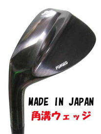 【広田ゴルフ】職人の技！ ハンドメイド 軟鉄鍛造角溝ウェッジ　トリプルバウンス NS PRO 950GH 【黒ヘッド】【左用(LH)】