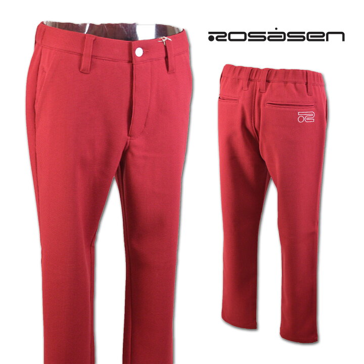 楽天市場 ロサーセン パンツ メンズ 秋冬用 赤 W79 W W85 044 68 あす楽 送料無料 Rosasen ゴルフ ゴルフウェア ストレッチ スポーツウェア おしゃれ かっこいい プレゼント ギフト Golf セール Sale アウトレット 父の日 ｒｏｕｎｄ ｏｖｅｒ