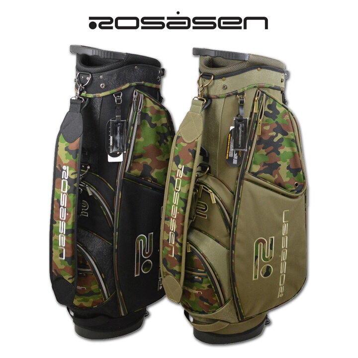 楽天市場 ロサーセン キャディバッグ スタンド メンズ 黒 カーキ 046 141 あす楽 送料無料 Rosasen ゴルフ ゴルフバッグ 9インチ スポーツ 新作 プレゼント かっこいい ギフト プレゼント Golf 限定 ｒｏｕｎｄ ｏｖｅｒ