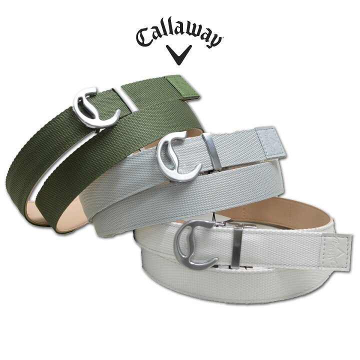 楽天市場 キャロウェイ ベルト メンズ グレー 白 カーキ 241 あす楽 送料無料 Callaway ゴルフウェア ゴルフ Golf キャラウェイ スポーツ セレーションベルト ベルト おしゃれ かっこいい ギフト プレゼント 父の日 ｒｏｕｎｄ ｏｖｅｒ
