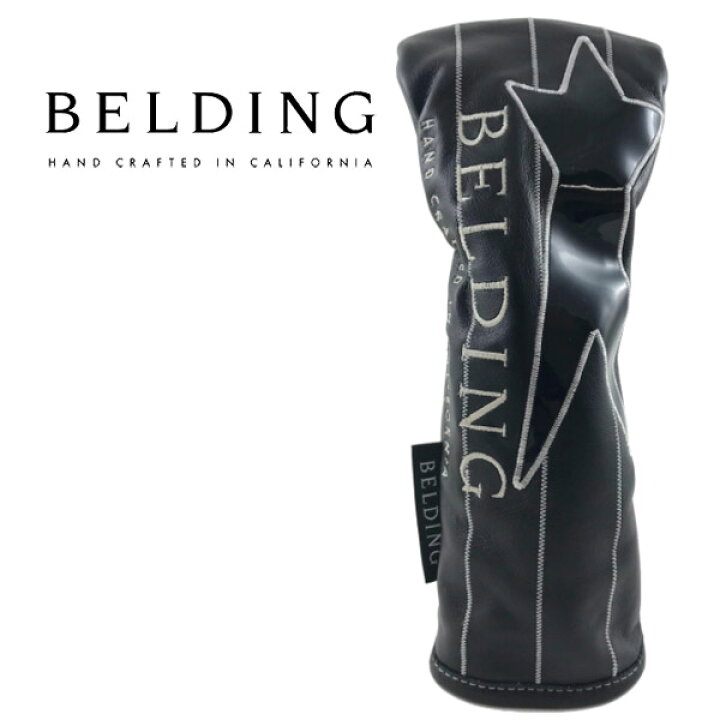 Belding ヘッドカバー メンズ フェアウェイウッド おしゃれ サーカ Driver Circa プレミアム Fw レア 牛革 Golf レザー Hbhc ベルディング 本皮 高級 Cover 本革 Head 黒 かっこいい ゴルフ Fw用