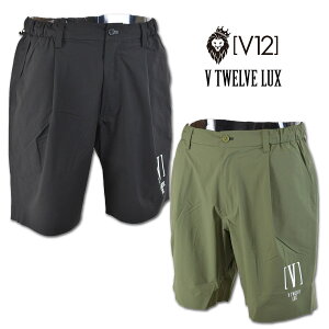 V12 ショートパンツ メンズ 黒 オリーブ M L LL vlx2210pn01【 あす楽 送料無料 】[ ヴィトゥエルヴ V TWELVE LUX パンツ 短パン LX SEAMLESS SHORTS ギフト かっこいい golf ゴルフ 新作 プレゼント レア ハー
