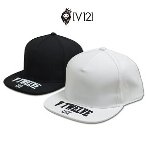 V12 キャップ帽子 メンズ 白 黒 vlx2220cp02【 あす楽 送料無料 】[ ヴィトゥエルヴ V TWELVE LUX 帽子 キャップ メッシュ LX F3D CAP V12 フラットキャップ ギフト かっこいい golf ゴルフ プレゼント レア