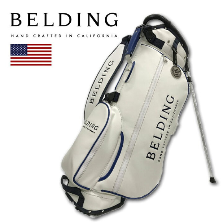楽天市場】BELDING キャディバッグ メンズ 白 hbcb850153【 あす楽 