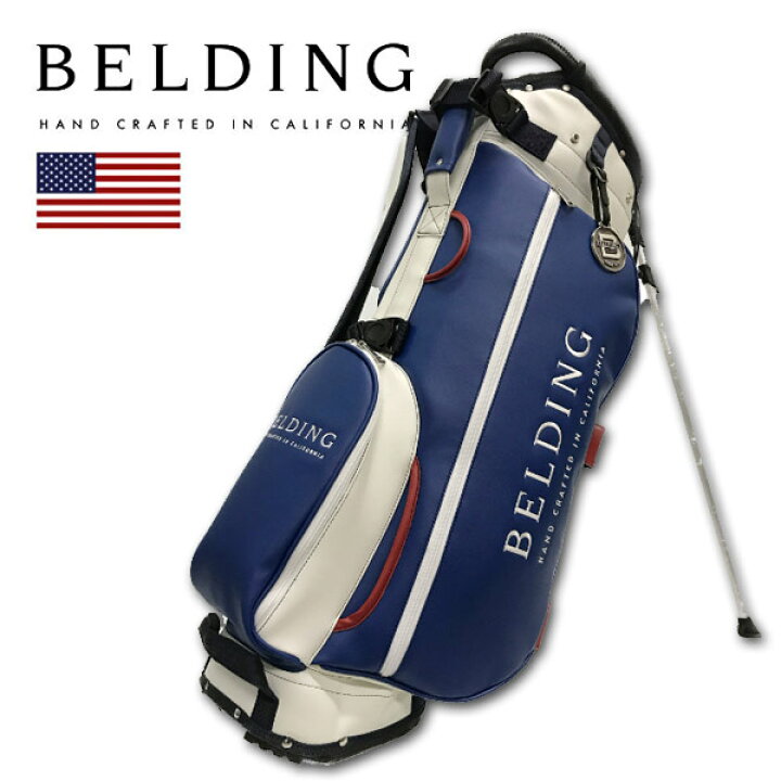 楽天市場】BELDING キャディバッグ メンズ 白 hbcb850154【 あす楽 