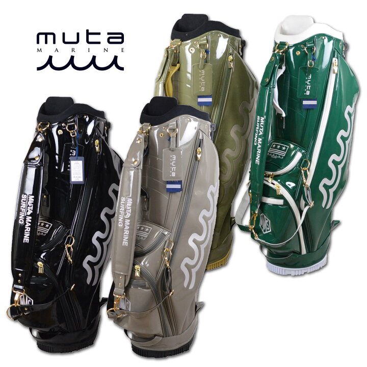 楽天市場】muta MARINE GOLF キャディバッグ スタンド式 メンズ クリア 