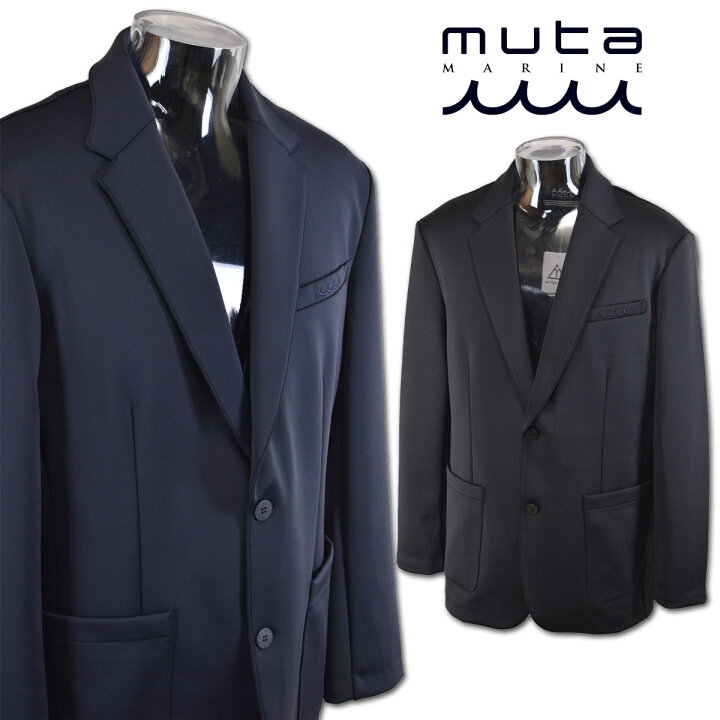 楽天市場】muta MARINE GOLF ジャケット メンズ 秋冬用 紺 黒 M L 