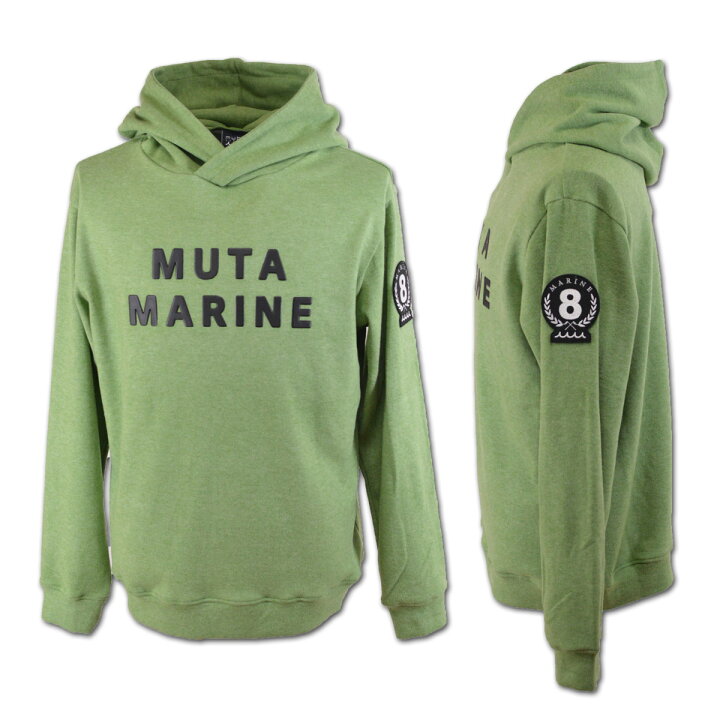 楽天市場】muta MARINE GOLF パーカー メンズ 秋冬用 白 グリーン M L 