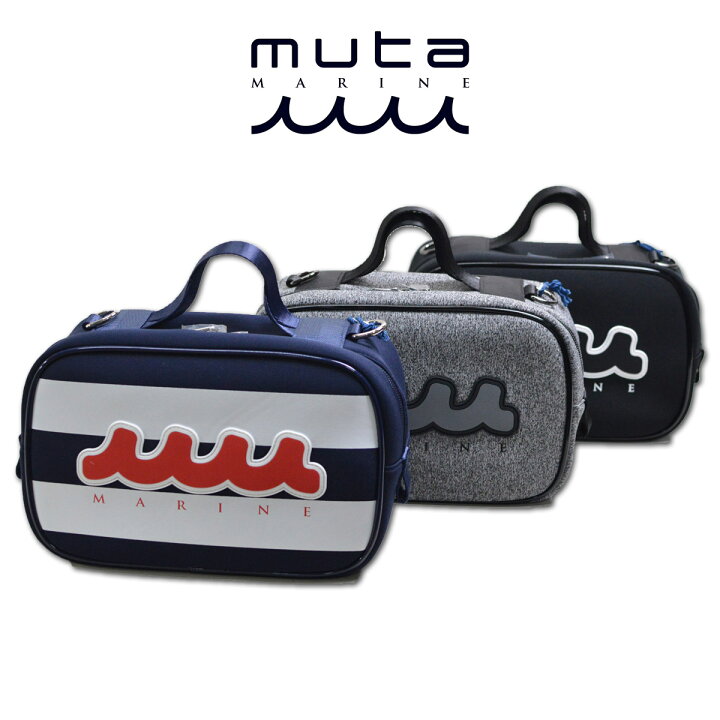 楽天市場】muta MARINE GOLF ポーチバッグ メンズ 黒 グレー 紺 白 