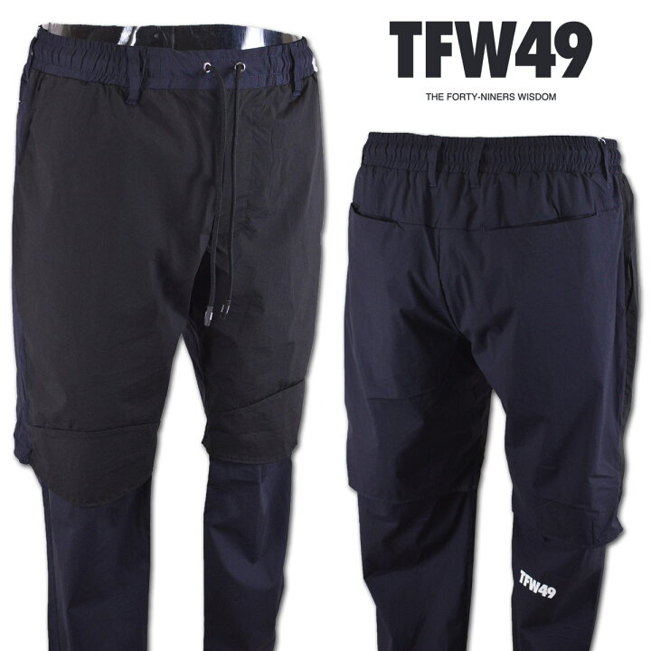 楽天市場】TFW49 パンツ メンズ 春夏用 黒 紺 M L t072410013【 あす楽 