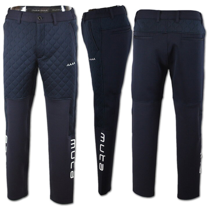 楽天市場】muta MARINE GOLF パンツ メンズ 秋冬用 紺 黒 M L LL 