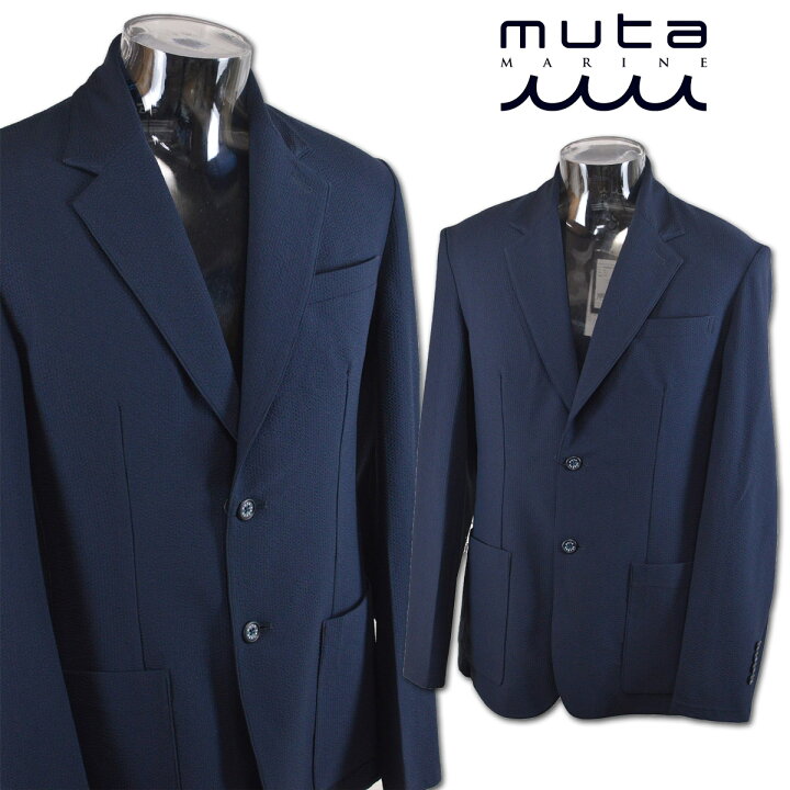 楽天市場】muta ジャケット メンズ 春夏用 紺 M L mmmk443321【 あす楽 