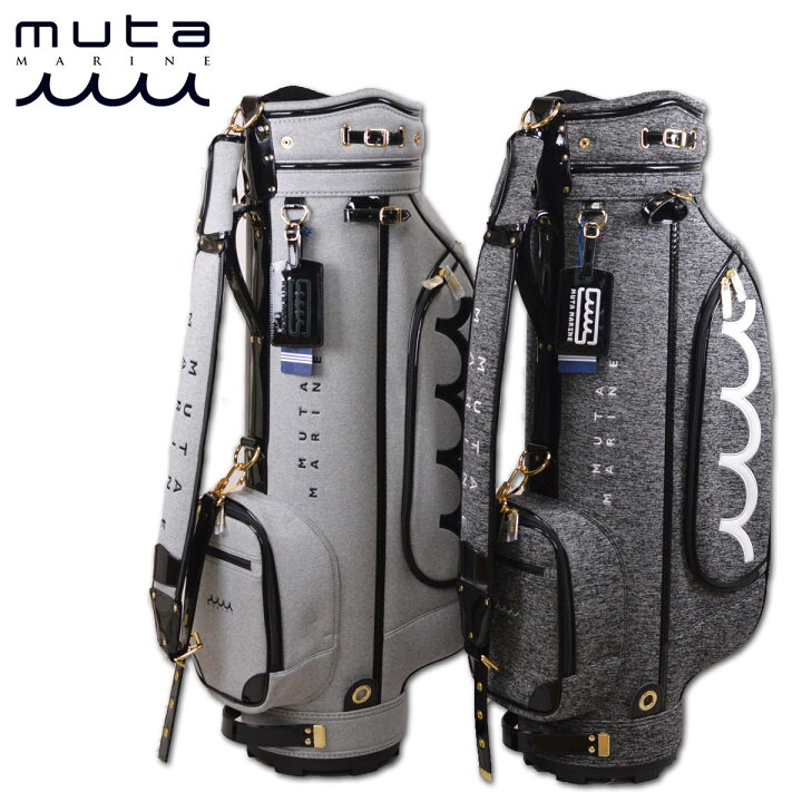 楽天市場】muta キャディバッグ メンズ グレー 8.5インチ mgad749090 