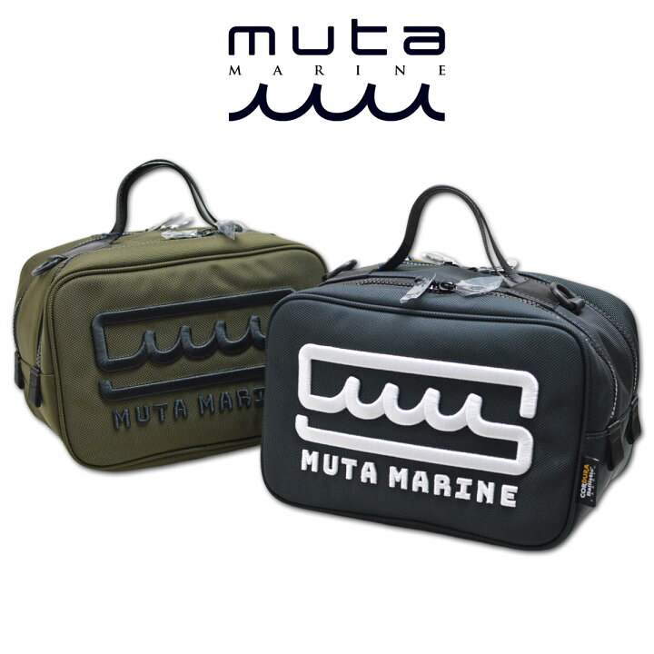 楽天市場】muta ポーチバッグ メンズ 黒 グレー 紺 カーキ mgsg240119 