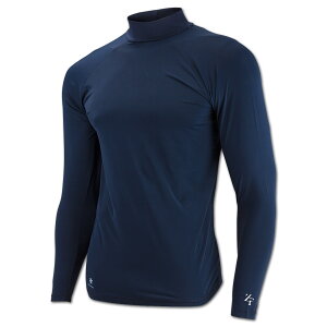 ゼロフィット ICE MESH アイスメッシュ モックネック長袖アンダーウェア メンズ レディース 夏用 白 紺 S M L LL icemesh-m【 あす楽 送料無料 】[ ZEROFIT モックシャツ ドライ golf 夏 インナー ゴルフ