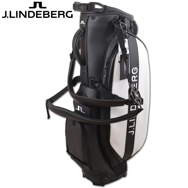 楽天市場】J.リンドバーグ キャディバッグ スタンド式 黒 9インチ 073 