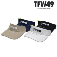 TFW49 サンバイザー メンズ 白 黒 紺 ベージュ t132520015【 あす楽 送料無料 】 [ TWILL SUN VISOR ゴル…