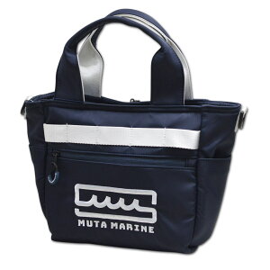 muta カートバッグ メンズ レディース 紺 黒 mgav221071【 あす楽 送料無料 】[ ムータ ムータ マリン ゴルフ marine golf バッグ ラウンドポーチ ミニトート ショルダーバッグ パーテーショントート