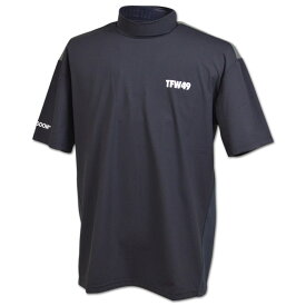 TFW49 半袖ハイネックシャツ メンズ 春夏用 紺 黒 M L LL t102610026【 あす楽 送料無料 】 [ ゴルフ ウェア ゴルフウェア 半袖 シャツ モックネック モックシャツ 吸汗速乾 ドライ junhashimoto ジュンハシモト カジュアル 新作 ギフト プレゼント ]