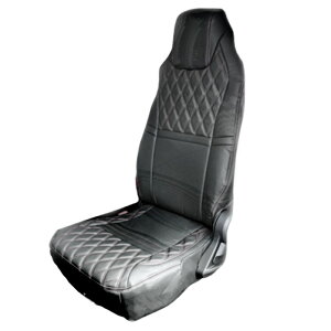 595386 COMBI車種別シートカバー 助手席側 17プロフィア 17レンジャー 黒|黒糸|トラック用品 トラック用 シート シートカバー シート保護 レザー レザー調 おすすめ おしゃれ 高級感 快適 保護