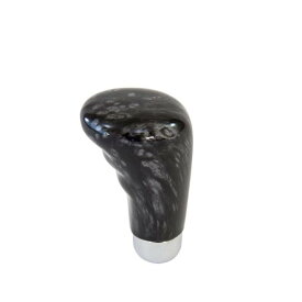 560212　JETガングリップタイプシフトノブ黒木目H100mm　12×1.25+変換AD付き