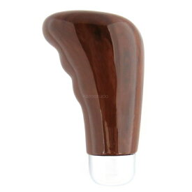 560202 JETガングリップタイプシフトノブ茶木目H100mm　12×1.25+変換AD付き