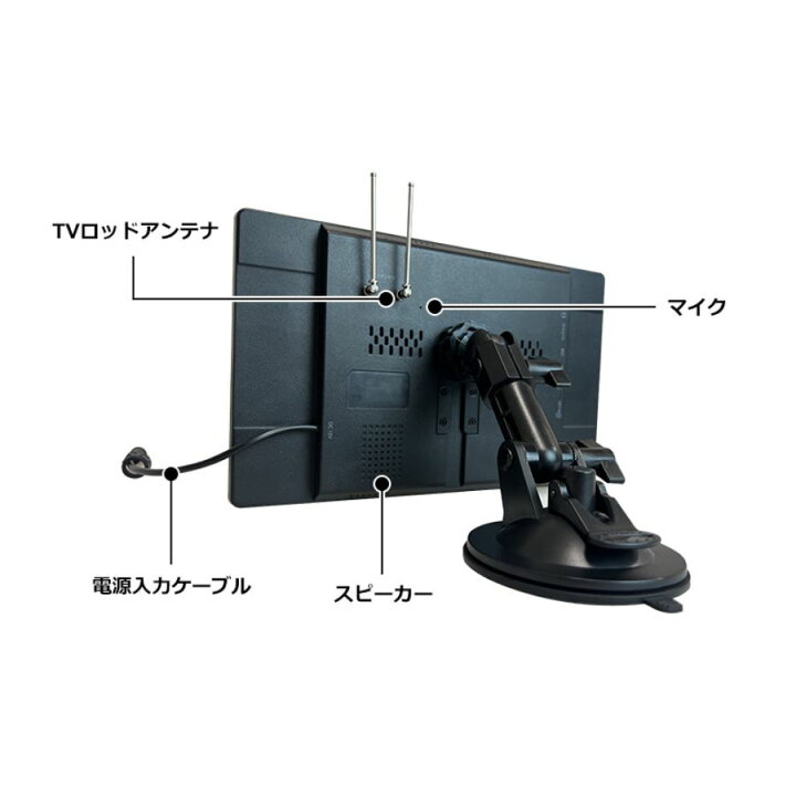 楽天市場】ディスプレイオーディオ 10.1インチ車載用フルセグテレビ 