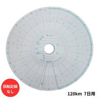 赤箱チャート紙120km7日用（10組）回転記録なし 762969-370 矢崎総業 7100132 トラック用品 トラック 運…