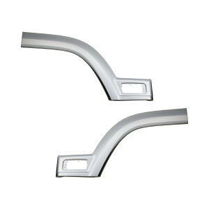 510138-510139 JETフロントフェンダー左右セット いすゞ07フォワード|代引き不可|トラック用品 トラック用 トラック 外装 装飾 メッキパーツ 樹脂メッキ いすず いすゞ 4t 07フォワード