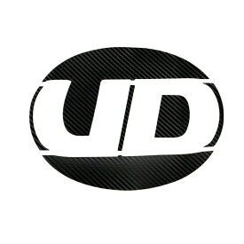 JET 524442 カラーエンブレムステッカー UD用 カーボンブラック